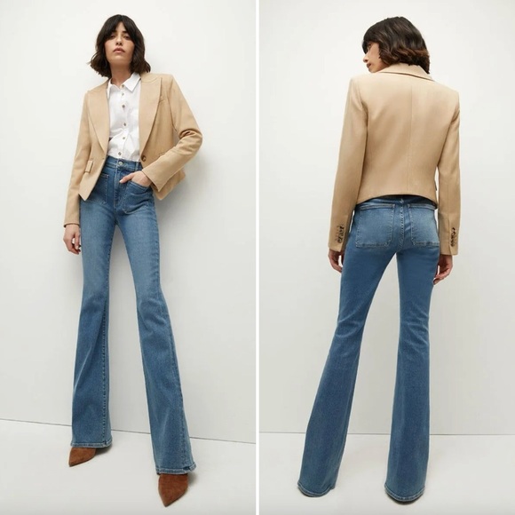 Veronica Beard Hosanna Herringbone Cutaway Dickey Jacket - Picture 2 of 10